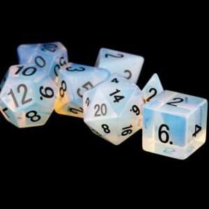 FanRoll  Dice Set Opalite (7) FanRoll