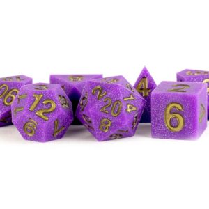 FanRoll Sharp Edge Silicone Dice Set Regal Ricochet (7) FanRoll