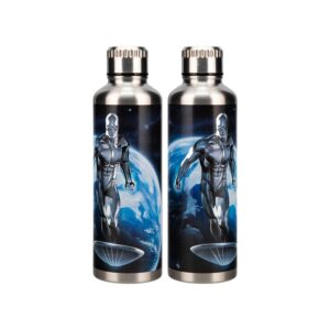 Fantastic Four Metal Bottiglia D'acqua Silver Surfer Paladone Products