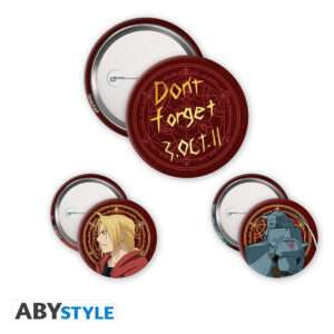 FULLMETAL ALCHEMIST - Badge Pack - Elric Brothers