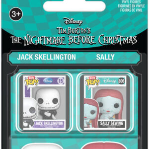 Funko Bitty Pop 2 Pack Nightmare B.c. Jack & Sally Disney Nightmare Before Natale - Funko