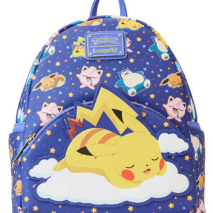 FUNKO LOUNGEFLY MINI ZAINO POKEMON PIKACHU & FRIENDS SLEEP POKEMON - FUNKO