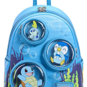 FUNKO LOUNGEFLY MINI ZAINO POKEMON W/ BUBBLES WATER POKEMON - FUNKO