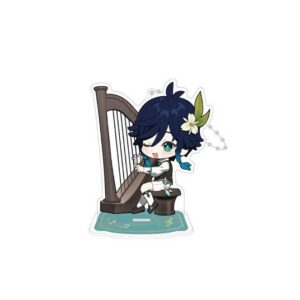 Genshin Impact Genshin Concert 2021 Acrylic Figura & Portachiavi Venti 9 Cm Mihoyo