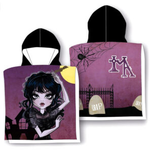 Gothic Girl Cotone Poncho Towel