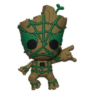 Guardiani Della Galassia 3d Magnet Groot As Spider-man Con Figure Int.