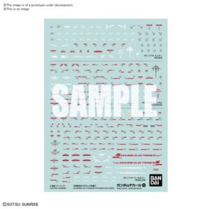 GUNDAM DECAL 122 GUNDAM HATHAWAY MULTI 1 MODEL KIT BANDAI MODEL KIT