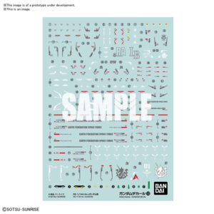 GUNDAM REAL GRADE RG MODEL KIT DECAL 132 HI-NU 1/144 BANDAI