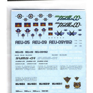 GUNDAM MODEL KIT DECAL 47 OO MULTI 2 ACCESSORI BANDAI