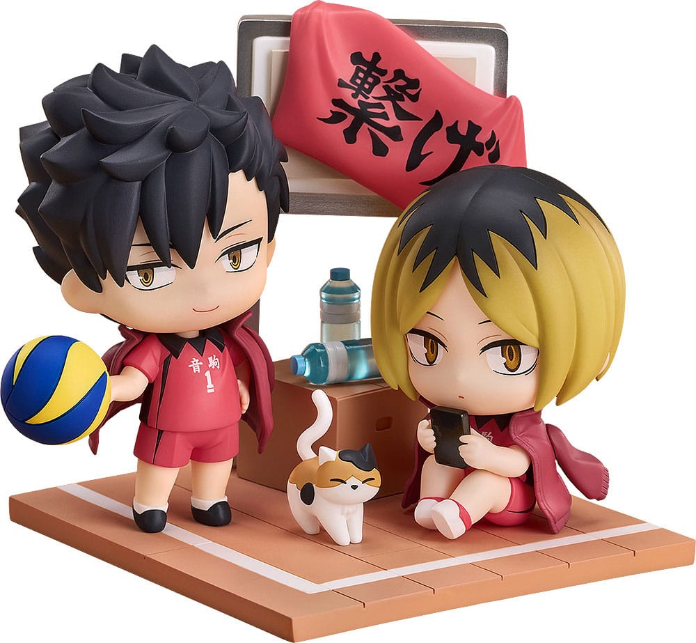Haikyu!! Qset Mini-Figure 2-Pack Tetsuro Kuroo & Kenma Kozume 9 Cm Good Smile Company