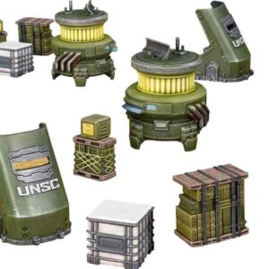 HALO FLASHPOINT UNSC SCENERY SET Miniature E Modellismo Mantic