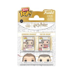 Harry Potter Bitty Pop! Vinile Figura 2-pack Hermione & Krum 2,5 Cm Funko