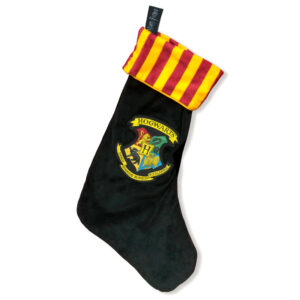 Harry Potter Calza Befana Nera con Stemma Hogwarts Natale Groovy