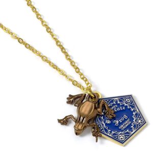 Harry Potter Ciondolo & Collana Rana di Cioccolato The Carat Shop