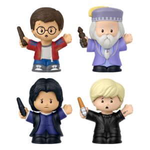Harry Potter E The Half-blood Prince Fisher-price Little People Da Collezionemini Figures 4-pack 7 Cm Mattel