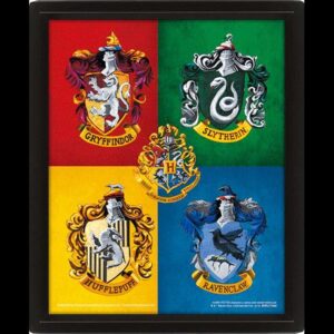 HARRY POTTER -HOUSE CRESTS 3D POSTER 3d Poster Pyramid International