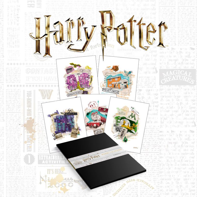 Harry Potter Lithograph 10-Set 36 X 28 Cm FaNaTtik