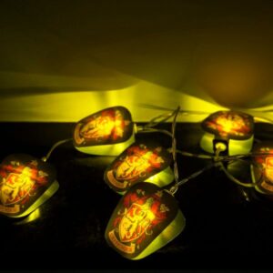Harry Potter String Lights Grifondoro Crests Groovy