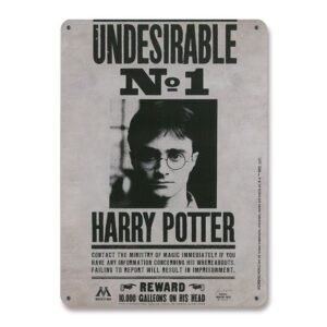 Harry Potter Tin Sign Undesirable No. 1 15 X 21 Cm Logoshirt