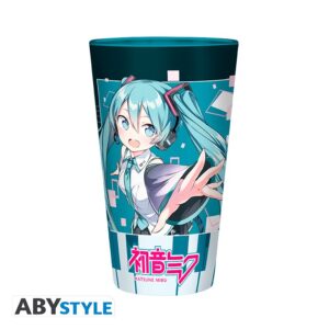 HATSUNE MIKU - Large Glass - 400ml - Musical City - box
