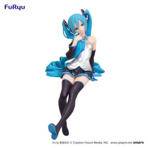 Hatsune Miku Noodle Stopper Pvc Statua Kuroboshi Kouhaku Ver. (re-run) 14 Cm Furyu