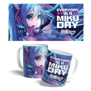 Hatsune Miku Tazza Everyday Is A Miku Day 325 Ml Popbuddies