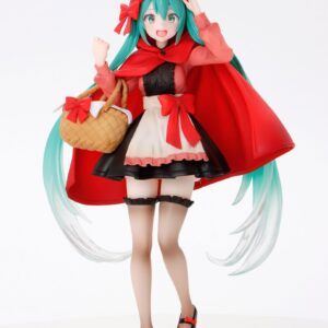 Hatsune Miku Wonderland Pvc Statua Little Red Riding Hood 18 Cm Taito Prize