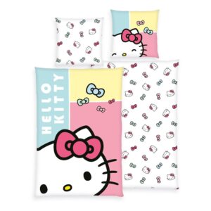 Hello Kitty Duvet Set Hello Kitty Bow 135 X 200 Cm / 80 X 80 Cm Herding
