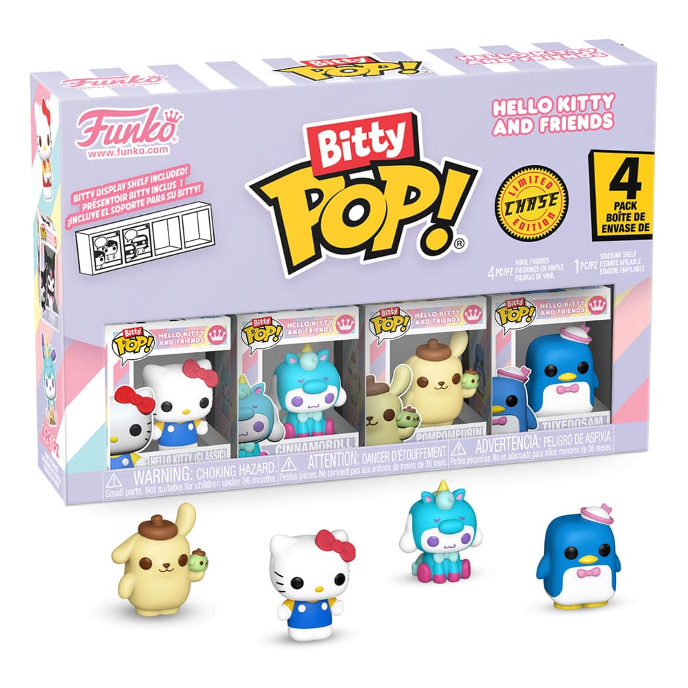 Hello Kitty E Friends Bitty Pop! Vinile Figura 4-pack Series 1 2 Cm Funko