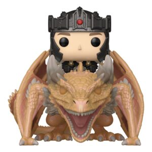 House Of The Dragon Pop! Rides Vinile Figura Aegon Targaryen W/ Sunfyre 14 Cm Funko