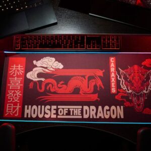 House Of The Dragon Tappetino Per Mouse Con Mobile Charger Numskull