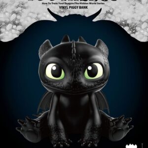 How To Train Your Dragon Piggy Vinile Bank Toothless 34 Cm Beast Kingdom Toys