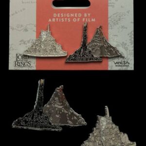 Il Signore Degli Anelli Collectors Pins 2-pack Minas Tirith & Mt. Doom Weta Workshop