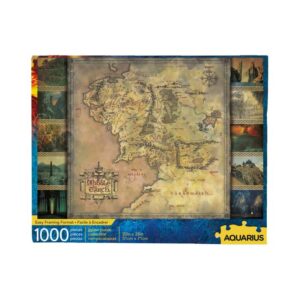 Il Signore Degli Anelli Map 1000 Pezzi Puzzle Puzzle Aquarius Ent