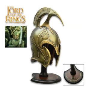 Il Signore Degli Anelli Replica 1/1 Elven Kit War Helm High Elven Edizione Limitata United Posate