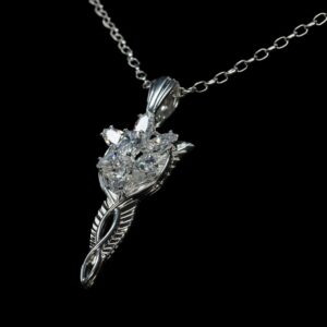 Il Signore Degli Anelli Replica 1/1 Pendant & Chain Evenstar (sterling Silver) Weta Workshop