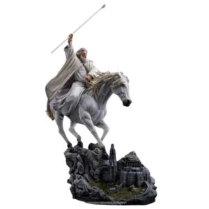 Il Signore Degli Anelli Statua 1/10 Gandalf The White On Shadowfax CCXP Exclusive Iron Studios