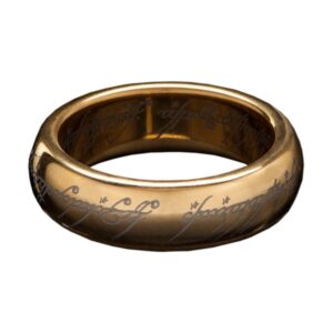 Il Signore Degli Anelli Tungsten Ring The One Ring (gold Plated) Size 6 Weta Workshop