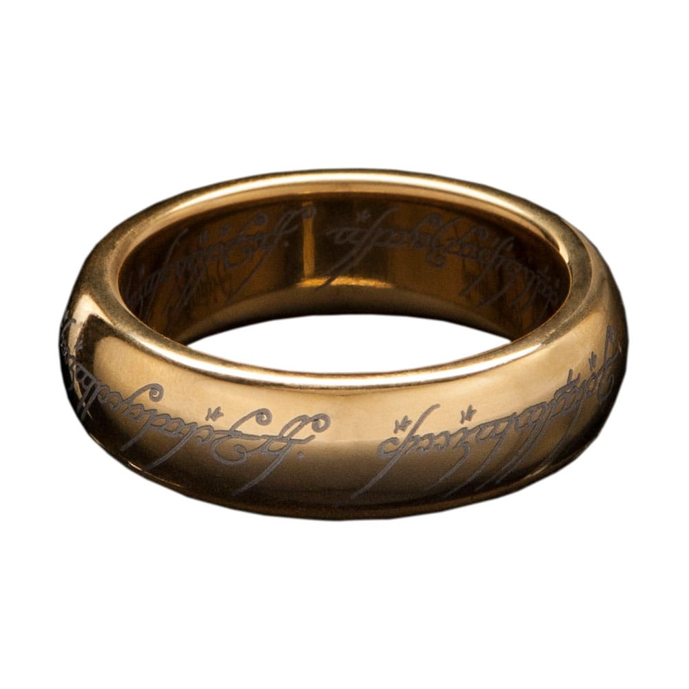 Il Signore Degli Anelli Tungsten Ring The One Ring (gold Plated) Size 6 Weta Workshop