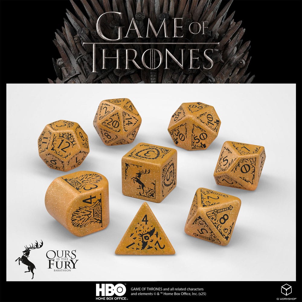 Il Trono Di Spade Dice Set Baratheon (8) Q Workshop