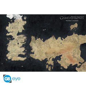 Il Trono Di Spade - Poster Maxi 91.5x61 - Westeros Map