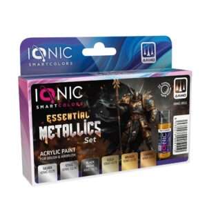 IONIC ESSENTIAL METALLICS PAINT SET Colori - Ammo By Mig Jimenez