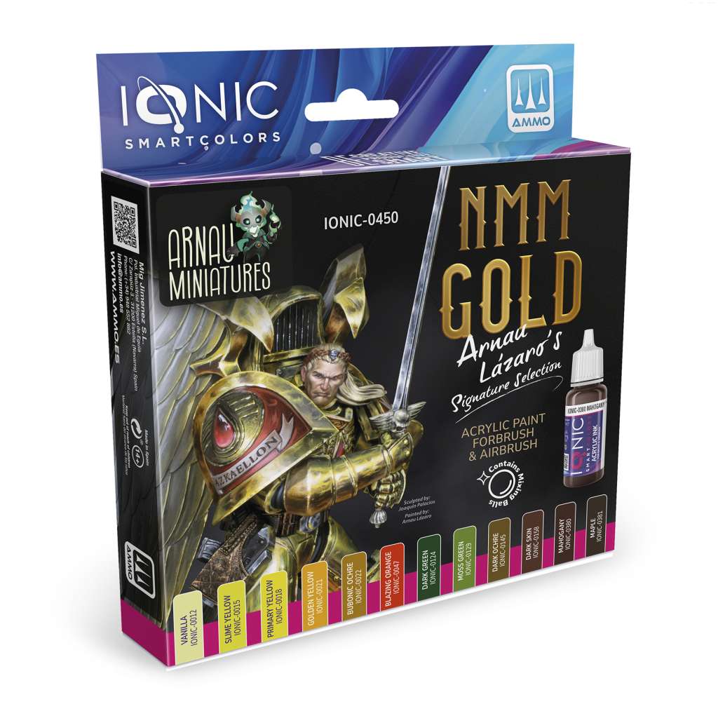 IONIC NMM GOLD ARNAU LAZARO SET Colori Ammo By Mig Jimenez