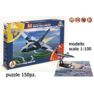 Italeri AS852 TORNADO IDS BLACK PANTERS PEZZI 150 KIT 1:100 Modellino