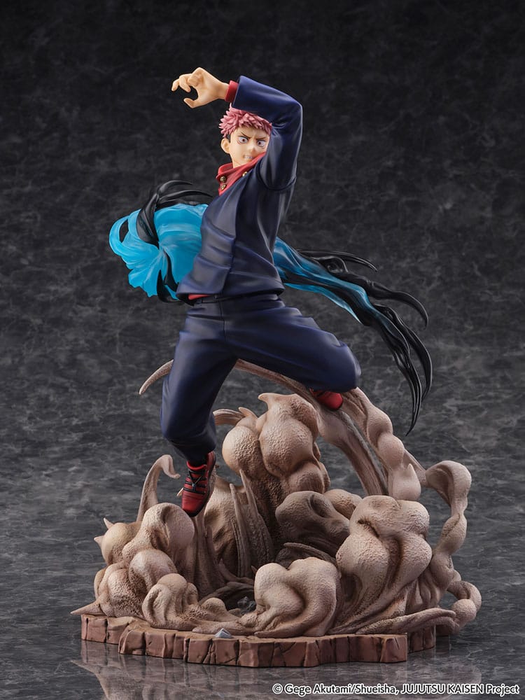 Jujutsu Kaisen Shibuya Scramble Figura Pvc Statua 1/7 Yuji Itadori 31 Cm Estream