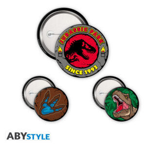 JURASSIC PARK - Badge Pack - Logo T-Rex