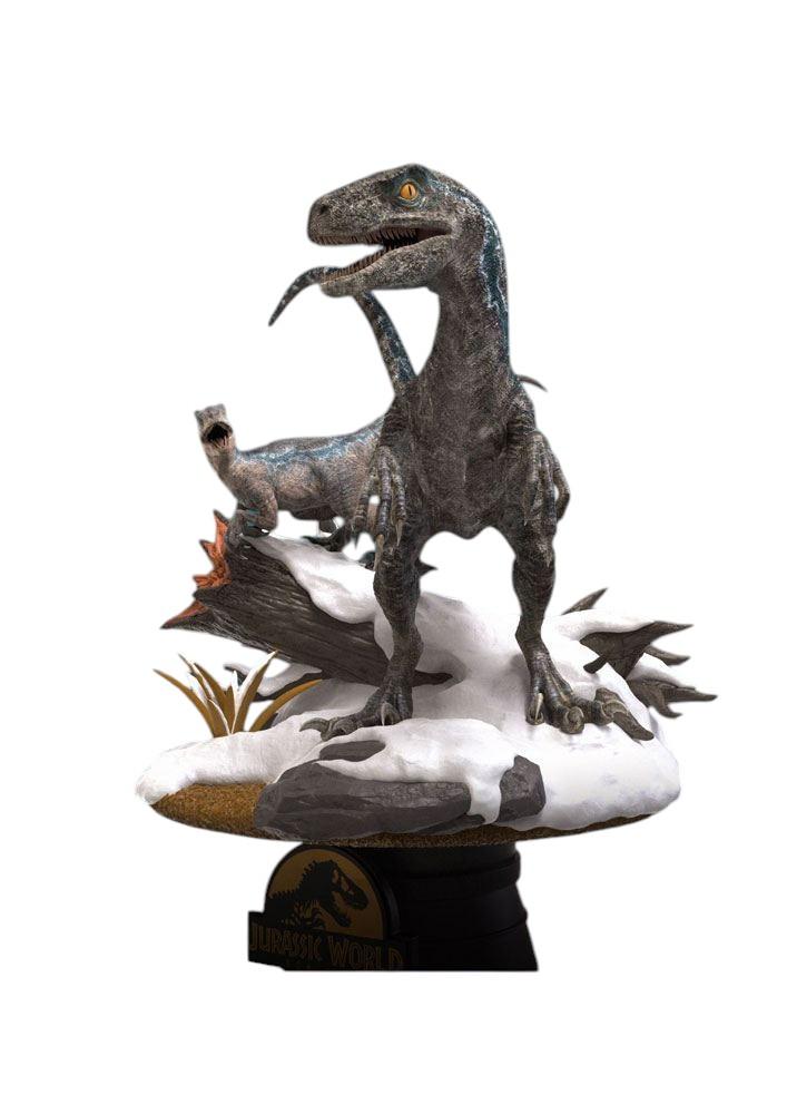 Jurassic World: Dominion D-Stage Diorama Blue & Beta 13Cm Scatola Rovinata