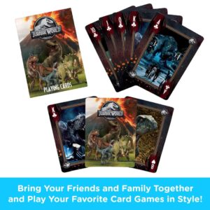 JURASSIC WORLD PLAYING CARDS Carte Da Gioco Aquarius Ent