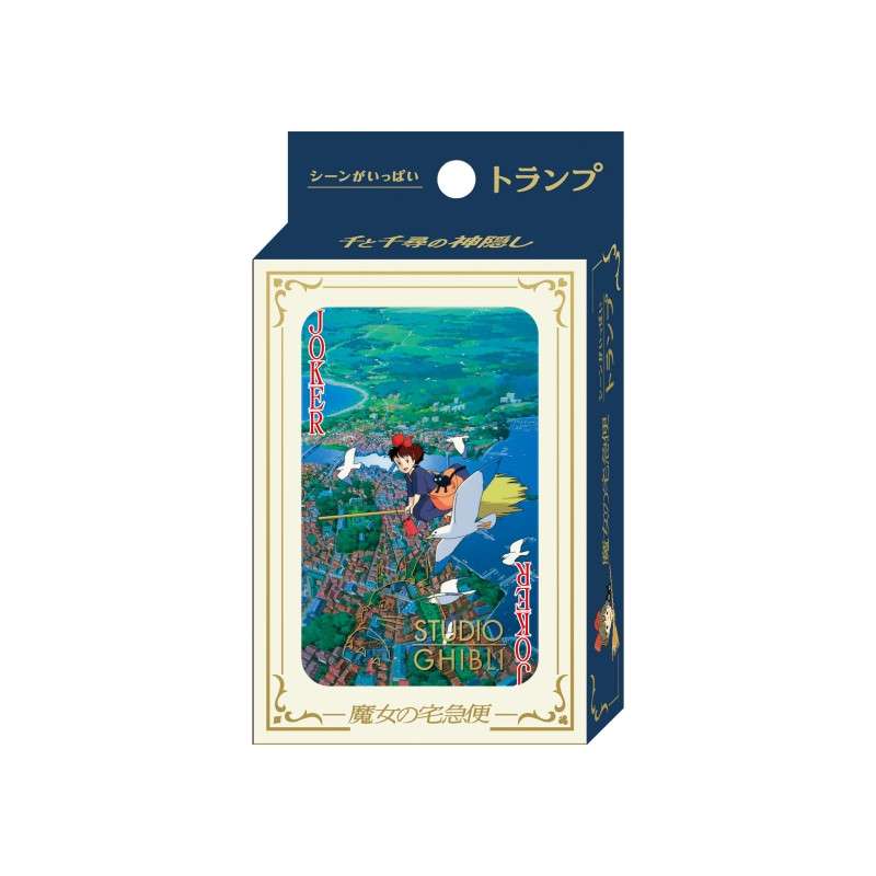 KIKI DELIVERY SERVICE PLAYING CARDS CARTE DA GIOCO STUDIO GHIBLI