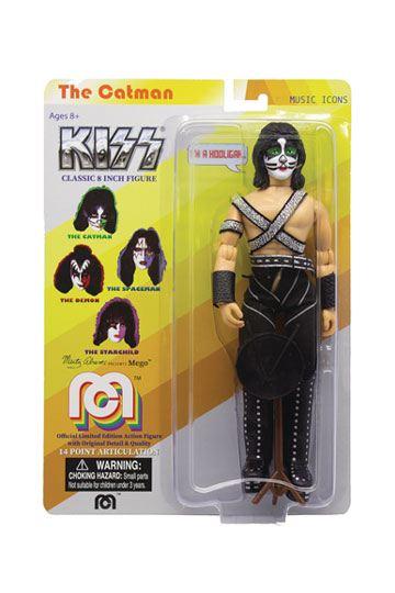 Kiss Action Figura Love Gun Catman 20 Cm Mego Scatola Rovinata